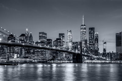 Ljuddämpande tavla - Panorama of New York at night
