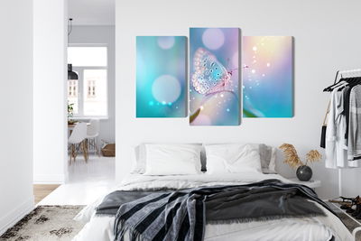 Ljuddämpande tavla - A delicate butterfly