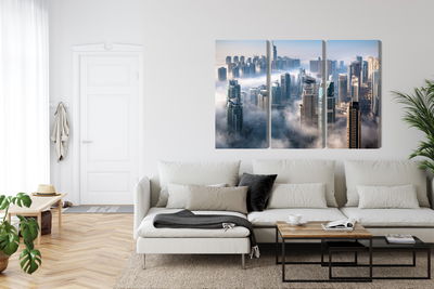 Ljuddämpande tavla - Dubai city panorama