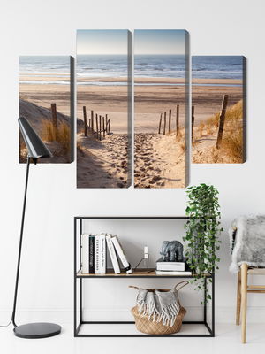 Ljuddämpande tavla - Sandy path to the north sea