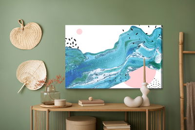 Ljuddämpande tavla - Abstract waves