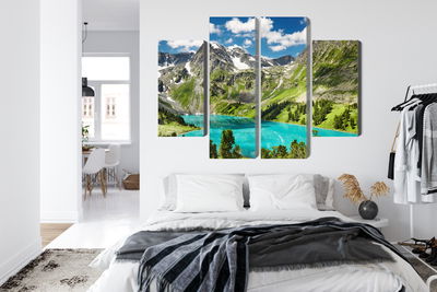 Ljuddämpande tavla - Crystalline lake