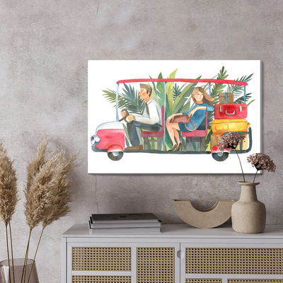 Ljuddämpande tavla - Hotel car