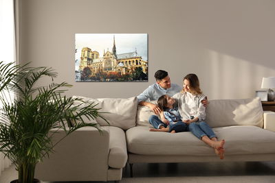 Ljuddämpande tavla - Notre dame cathedral as