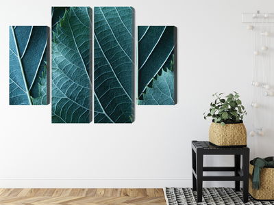 Ljuddämpande tavla - Leaves in a macro scale