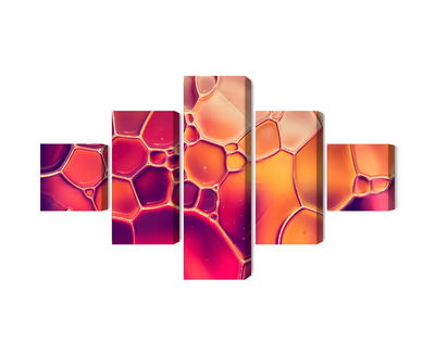 Ljuddämpande tavla - Water drops on a macro scale