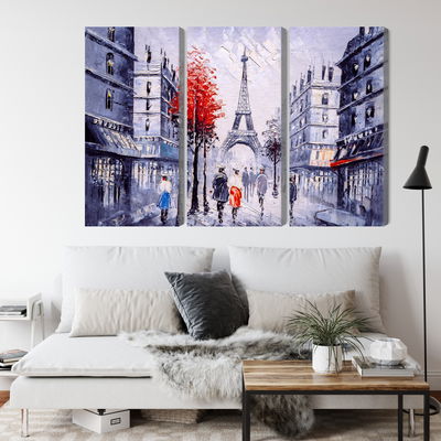 Ljuddämpande tavla - The view of the Paris street