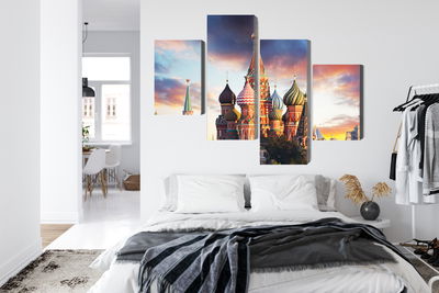 Ljuddämpande tavla - Moscow view of the red