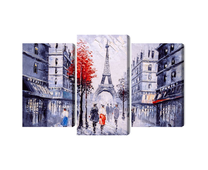 Ljuddämpande tavla - The view of the Paris street