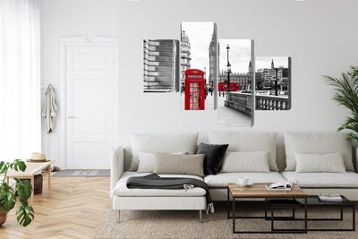 Ljuddämpande tavla - London telephone booth