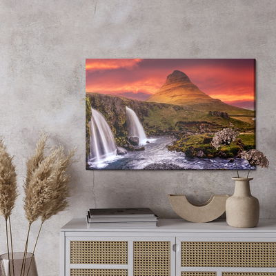 Ljuddämpande tavla - Kirkjufellsfoss waterfall