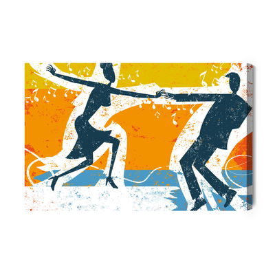 Ljuddämpande tavla - Dancing couple