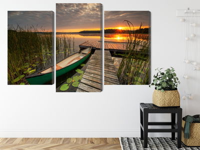 Ljuddämpande tavla - Summer sunrise