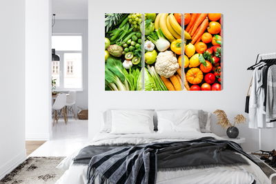 Ljuddämpande tavla - Fruits and vegetables