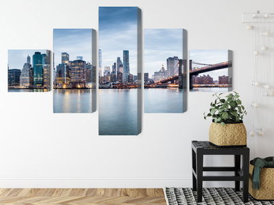 Ljuddämpande tavla - Panoramic view of the city