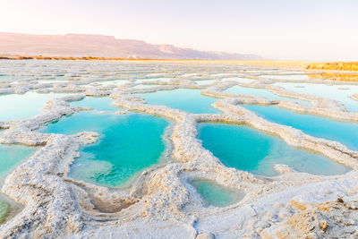 Ljuddämpande tavla - Salty shore of the sea