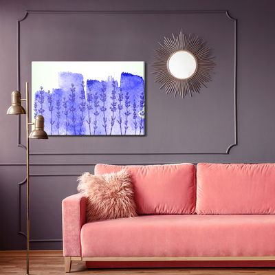 Ljuddämpande tavla - Watercolor lavender