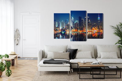 Ljuddämpande tavla - Panoramic view of manhattan