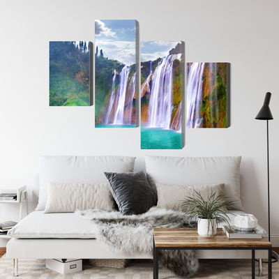 Ljuddämpande tavla - The waterfall in luoping