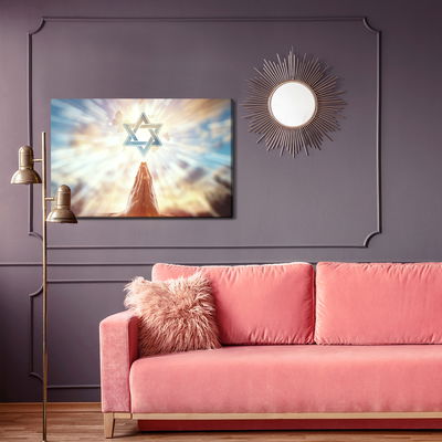 Ljuddämpande tavla - Star of david