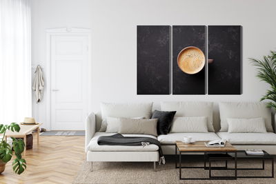 Ljuddämpande tavla - A cup of fresh coffee