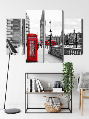 Ljuddämpande tavla - London telephone booth