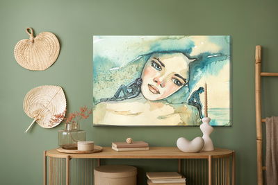 Ljuddämpande tavla - A woman in melancholy