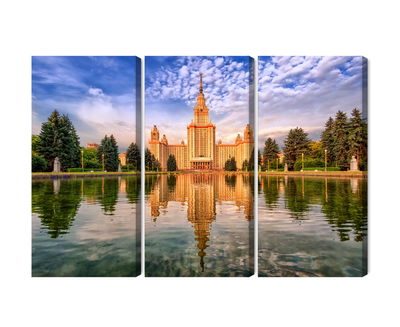 Ljuddämpande tavla - View of the building