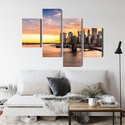 Ljuddämpande tavla - Panorama of the brooklyn