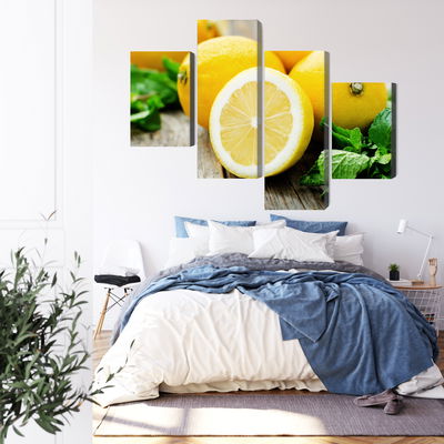 Ljuddämpande tavla - Lemon with mint