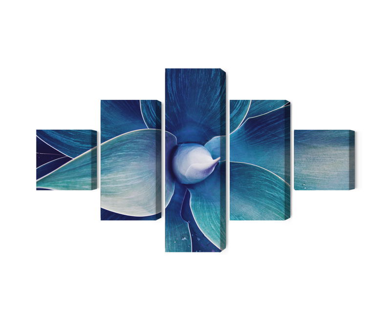 Ljuddämpande tavla - Top view of the plant