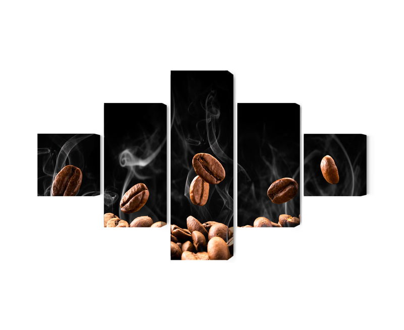 Ljuddämpande tavla - Hot coffee beans