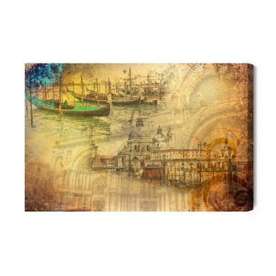 Ljuddämpande tavla - Venetian charms in vintage