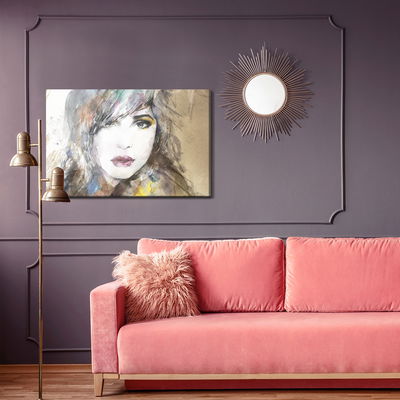 Ljuddämpande tavla - A portrait of a woman