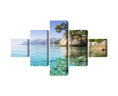 Ljuddämpande tavla - Makarska riviera in Croatia