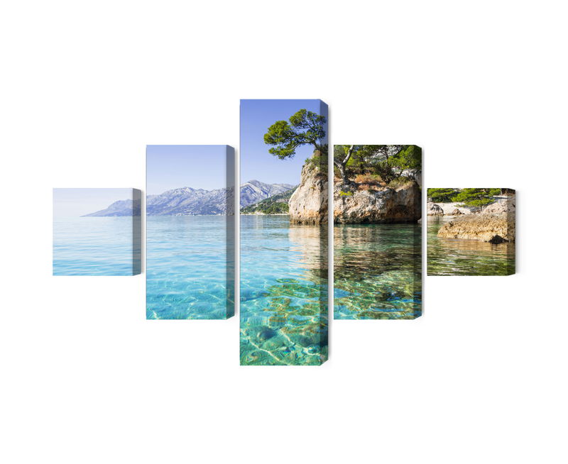 Ljuddämpande tavla - Makarska riviera in Croatia