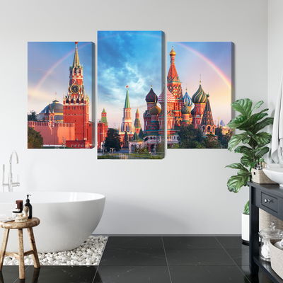 Ljuddämpande tavla - Panorama of the red square