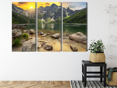 Ljuddämpande tavla - Morskie oko in tatra