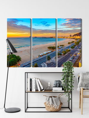 Ljuddämpande tavla - Sunrise view of copacabana