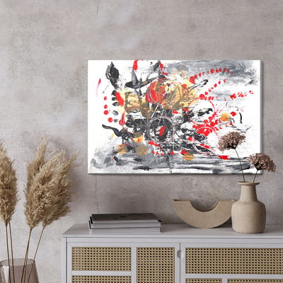 Ljuddämpande tavla - Chaotic abstraction