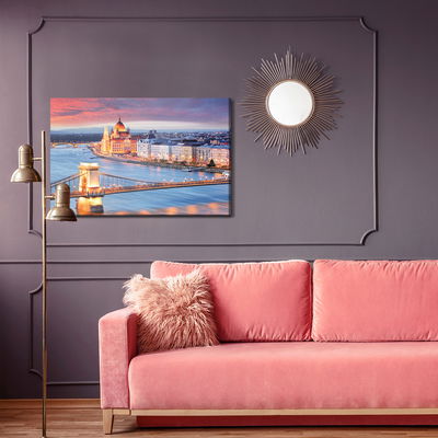 Ljuddämpande tavla - Bridge at night