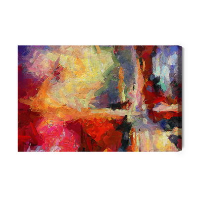 Ljuddämpande tavla - Colorful contemporary