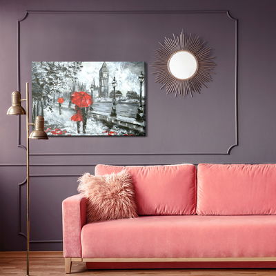 Ljuddämpande tavla - Lovers in London