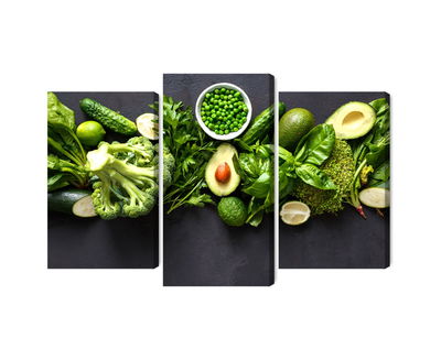 Ljuddämpande tavla - Green vegetables