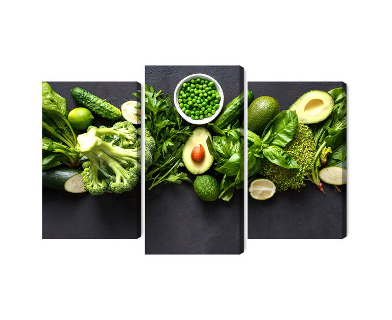 Ljuddämpande tavla - Green vegetables