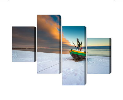 Ljuddämpande tavla - Fishing boat