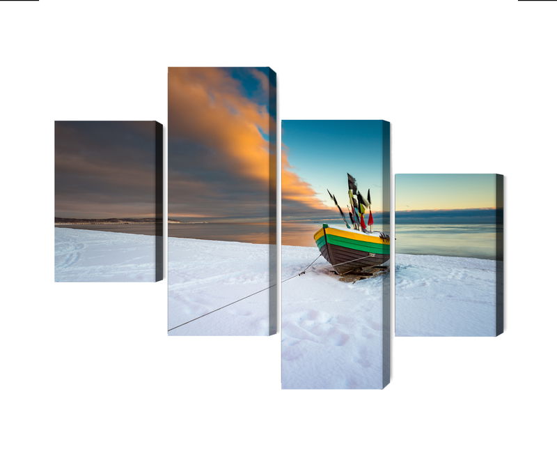 Ljuddämpande tavla - Fishing boat