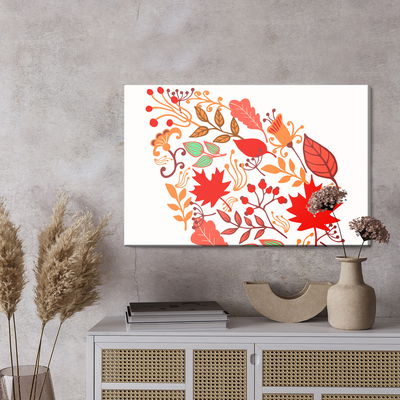 Ljuddämpande tavla - Colorful autumn leaves