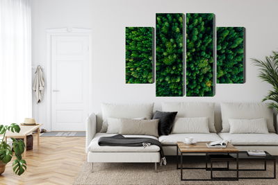 Ljuddämpande tavla - Aerial view of the green