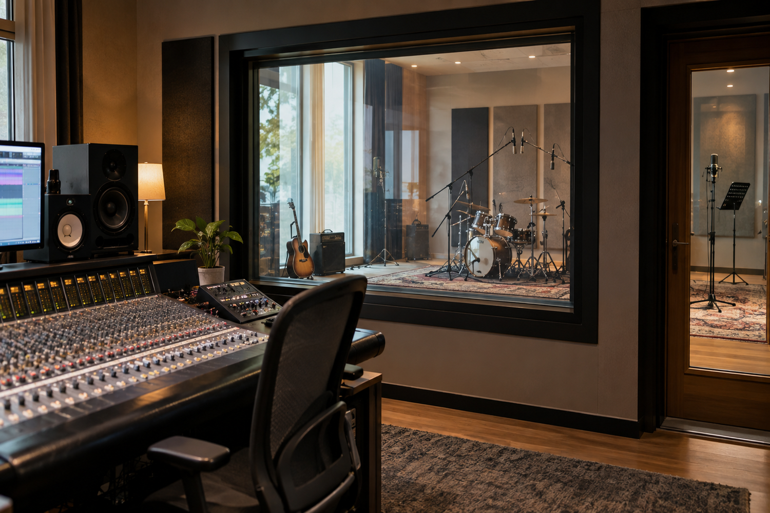 ljudisolering för studio och studiomiljö